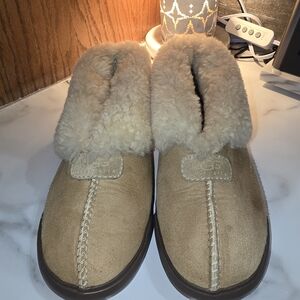 UGG Tan Sheepskin Slippers